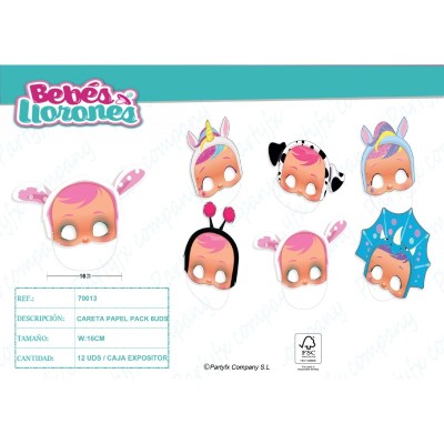 6CARETAS BEBESLLORONES