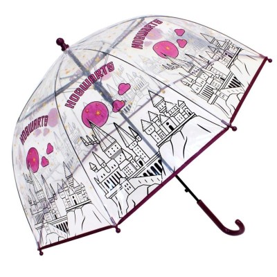 HARRY POTTER PARAGUAS TRANSPARENTE AUTOMATICO 46CM