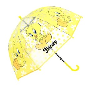 LOONEY TUNES PIOLIN PARAGUAS TRANSPARENTE AUTOMATICO 46CM