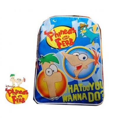 PHINEAS&FERB MOCHILA 32CM