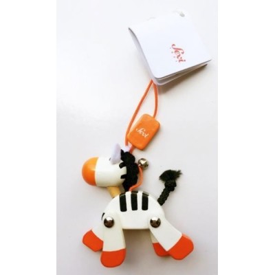 COLGANTE / LLAVERO HIPANIMALES ZEBRA