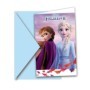 TARJETA DE INVITACION FROZEN II   PK-6UNDS