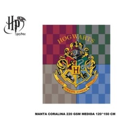 HARRY POTTER MANTA PREMIUM CORALINA 120*150CM