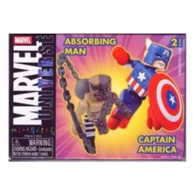 MINIMATES ABSORBING MAN & CAPITAN AMERICA