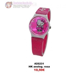HELLO KITTY RELOJ ANALOGICO ROSA