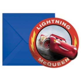 TARJETA DE INVITACION CARS3    PK-6UDS