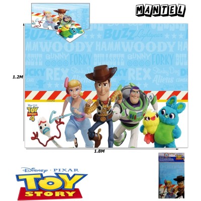 MANTEL DE PLASTICO TOY STORY 4