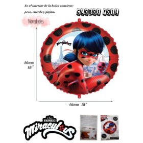 Lady Bug Balon folie Redondo 46cm