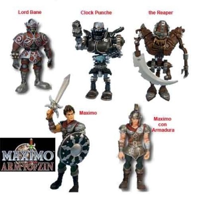 MAXIMO VS ARMY OF ZIN FIGURAS EN BLISTER INDIVIDUAL