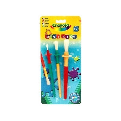 3 PINCELES ANTIDESLIZANTES CRAYOLA