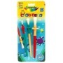 3 PINCELES ANTIDESLIZANTES CRAYOLA