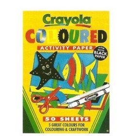 BLOC PAPEL DE COLORES CRAYOLA