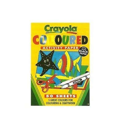 BLOC PAPEL DE COLORES CRAYOLA