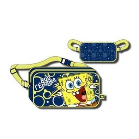 BOB ESPONJA PORTATODO CON CORREA 20 X 10 X 5 CM