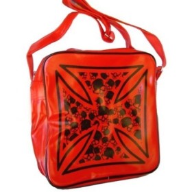 BOLSO CALAVERA GRANDE ROJO