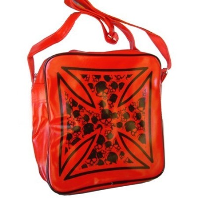 BOLSO CALAVERA GRANDE ROJO
