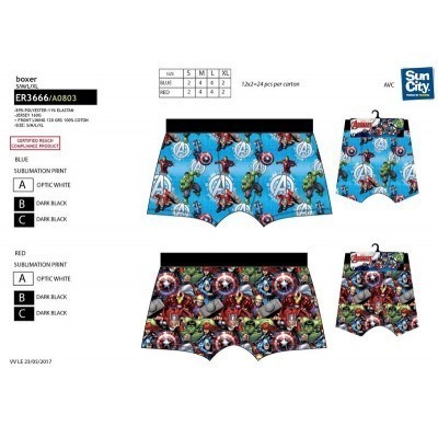 BOXER LOS VENGADORES