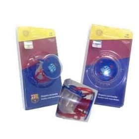 CHUPETE CON BROCHE CADENA FCB BAR?§A