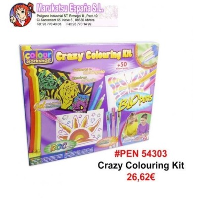 CRAZY COLOURING KIT 40X33X4CM-CRAYOLA
