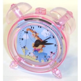 DESPERTADOR ROSA WINNIE THE POOH RJ 41 9 CM.( 8422535718076 )