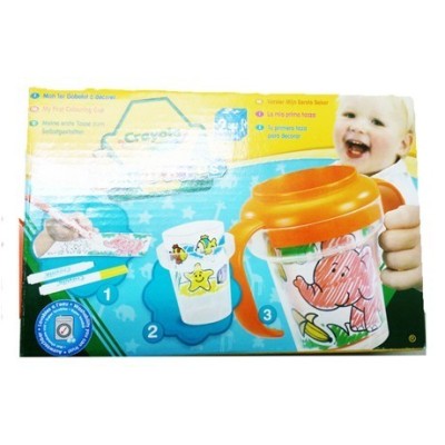 MI PRIMERA TAZA PARA COLOREAR CRAYOLA