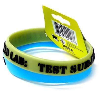 PULSERA PLASTICO WATCHMEN DR.MANHATTAN- AZUL Y VERDE