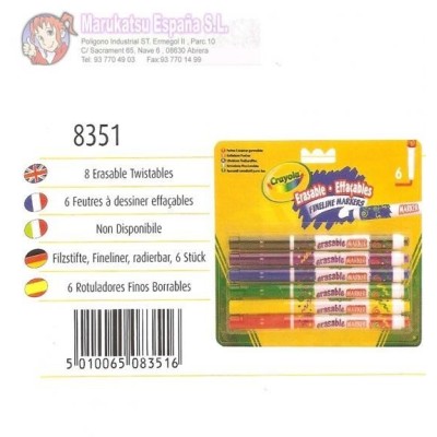 ROTULADORE FINOS LAVABLES