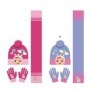 BEBE LLORONES SET3PCS GORRO+BUFANDA+GUANTES