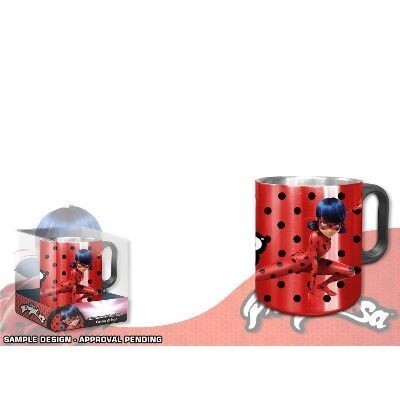LADYBUG TAZA ACERO INOX.