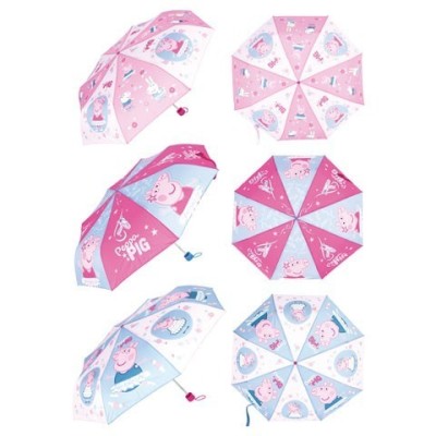 PEPPA PIG PARAGUAS POLYESTER PLEGABLE 52CM
