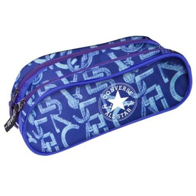 PORTATODO CONVERSE 2 CREMALLERA AZUL SCRAMBLE 22 X 8.5CM