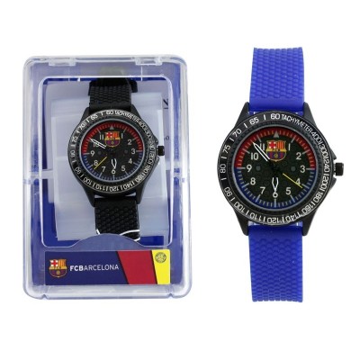 RELOJ ANALOGICO PULSERA CADETE FCB