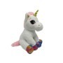 UNICORNIO PELUCHE SENTADO 20CM