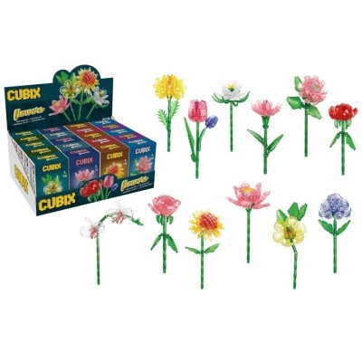 CUBIX FLOR 12MODELO 91PCS