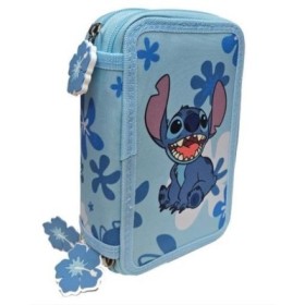 Stitch Plumier  3 cremallera