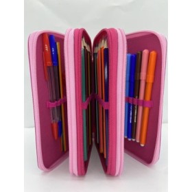 Hello Kitty Plumier 3 cremallera