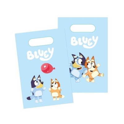 BOLSA DE PAPEL BLUEY 8UDS 15,8X23,6CM