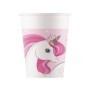 UNICORNIO VASO DE PAPEL 8U 200ML
