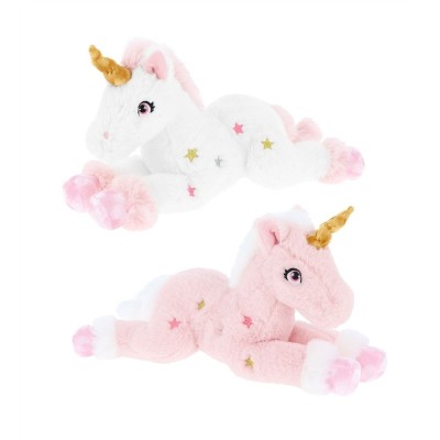 UNICORNIO PELUCHE SOFT 2COLORES 18CM