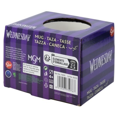 WEDNESDAY TAZA CERAMICA 400 ML