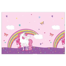 UNICORNIO MANTEL D PLASTICO 1U120*180CM