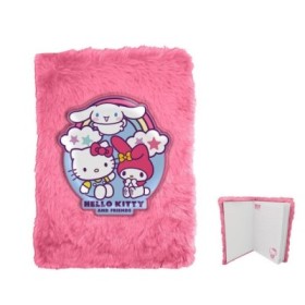 HELLO KITTY LIBRETA CON PELUCHE