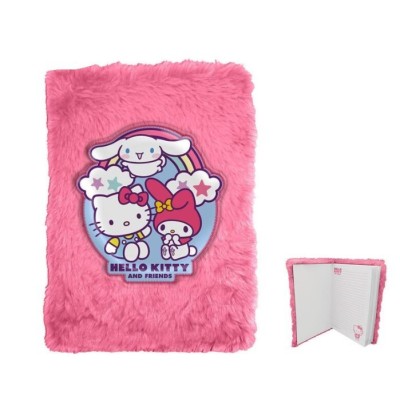 HELLO KITTY LIBRETA CON PELUCHE
