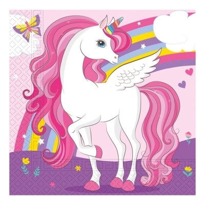 UNICORNIO SERVILLETA 20U 33*33CM