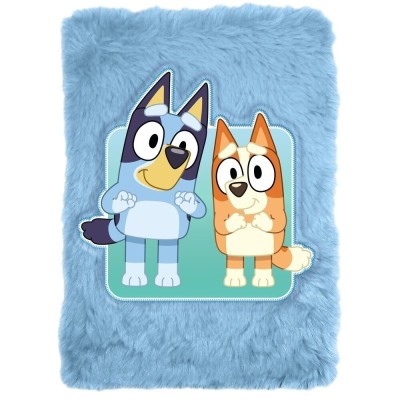BLUEY LIBRETA CON PELUCHE