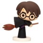 HARRY POTTER FIGURA CON ESCOBA NEGRO 7.6CM