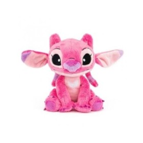 ANGEL STITCH PELUCHE ROSA SENTADO 25 CM