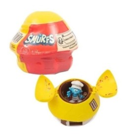 Casa de los Pitufos y figura sorpresa de Pitufo - 1 figura - Giochi Preziosi - 7,5 cm