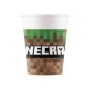 MINECRAFT VASOS PAPEL 200ML (8UNS)