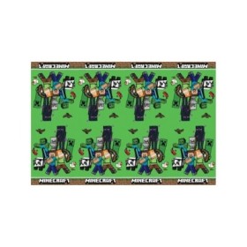 MINECRAFT MANTEL PLASTICO 120X180CM
